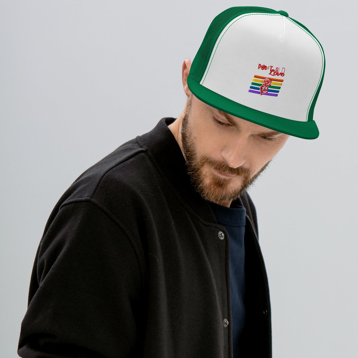 Portland Love Rainbow Trucker Cap image 14