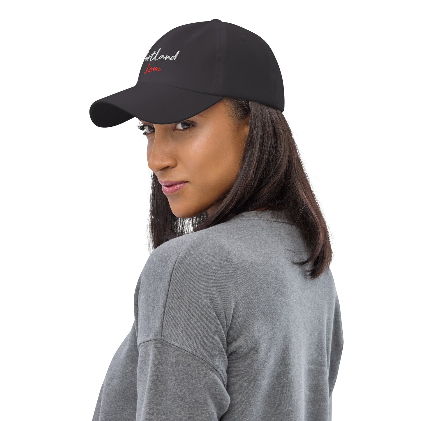 Portland Love Black Marble Dad Hat image 20