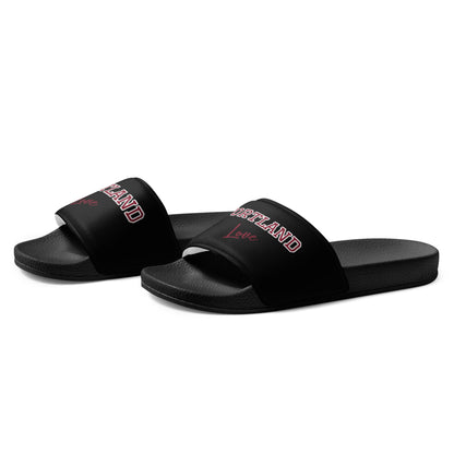 Block Style Burgundy Men’s Slides Inverted image 6