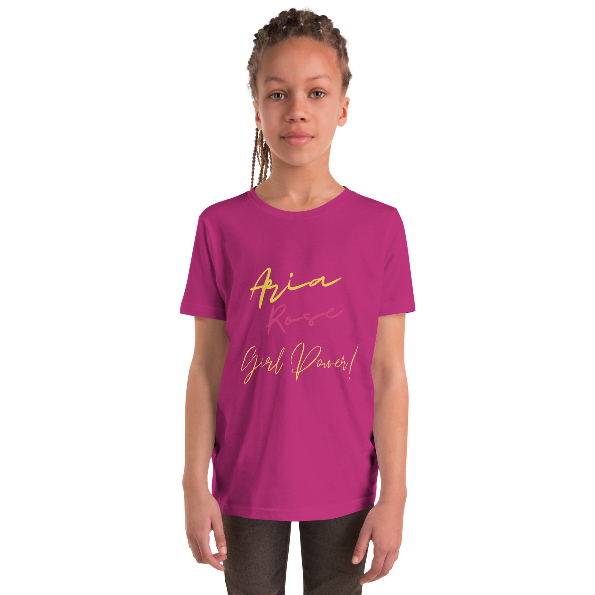 Aria Rose Power Youth Short Sleeve T-Shirt image 10