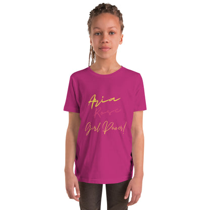 Aria Rose Power Youth Short Sleeve T-Shirt image 10