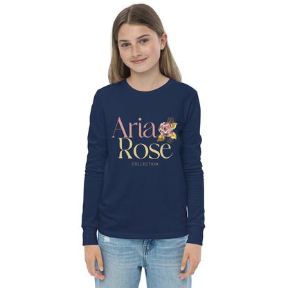 Aria Rose Gold Youth Long Sleeve Tee image 8