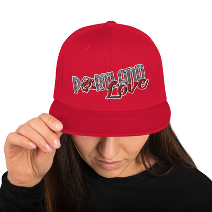 Portland Love Original Embroidered Classic Snapback Hat image 39