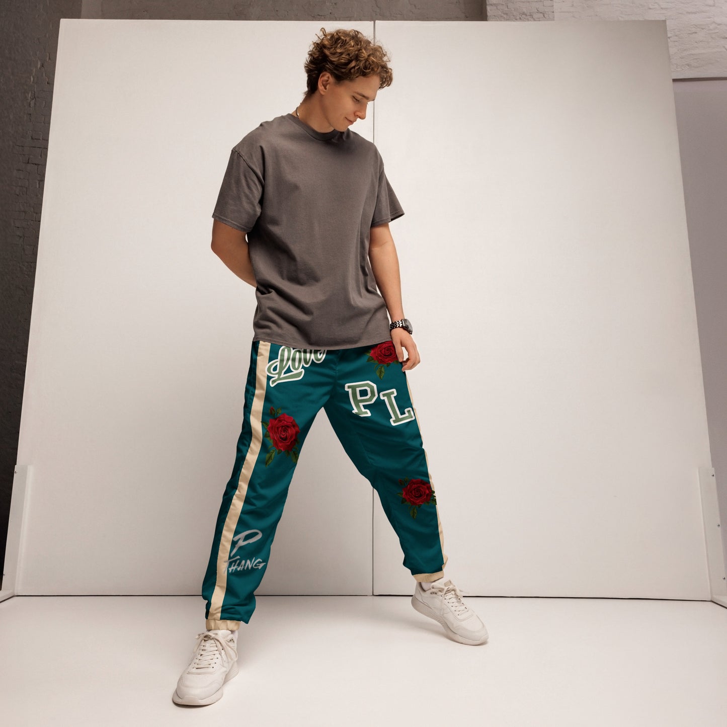 Portland Love Sherpa Logo Unisex Track Pants image 3