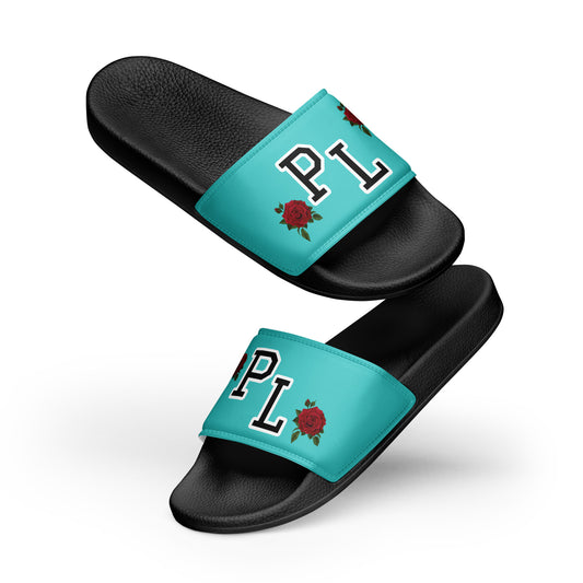 Portland Love Logos  Dark Turquoise Women's Slides image 0