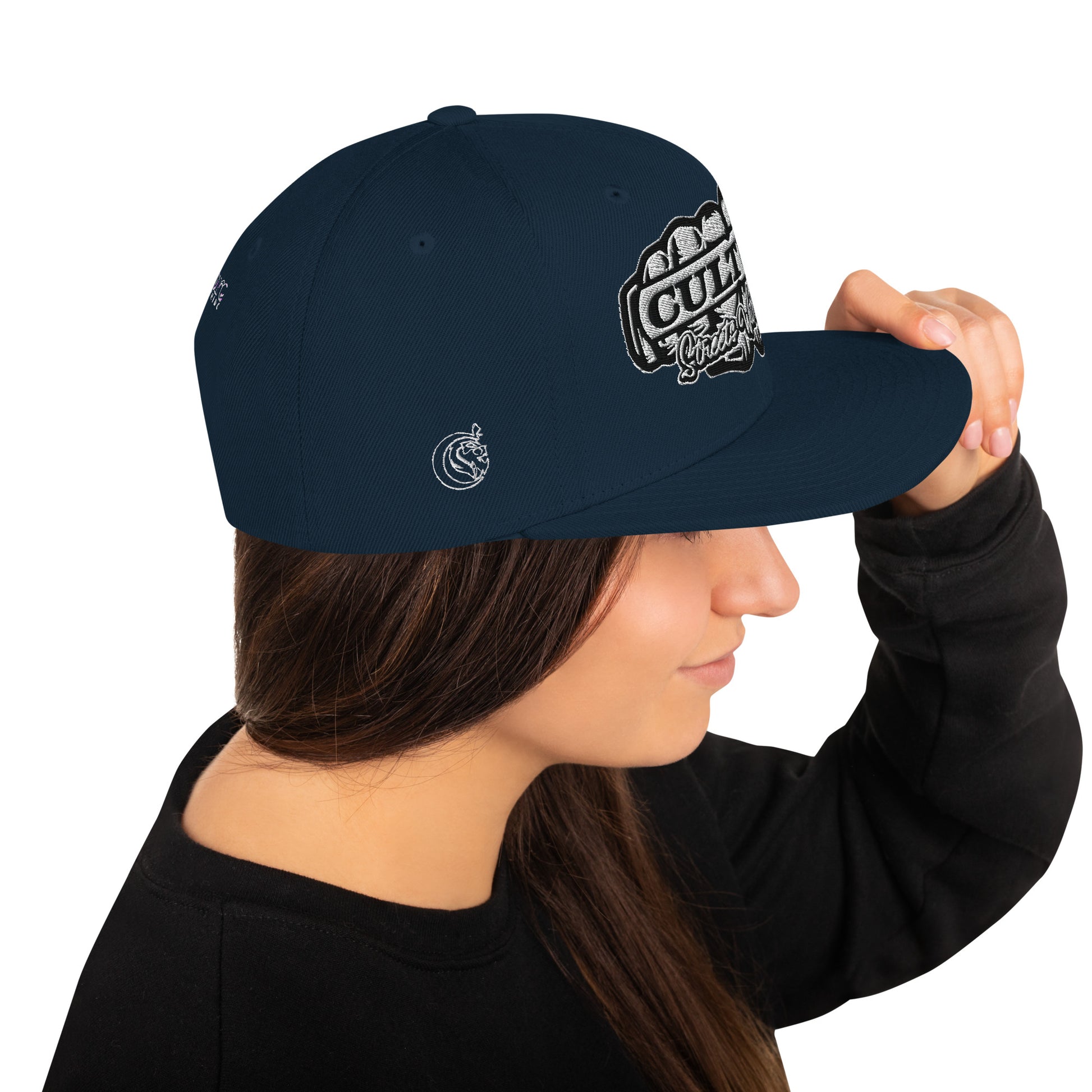 Culture Street Silver Snapback Hat image 2