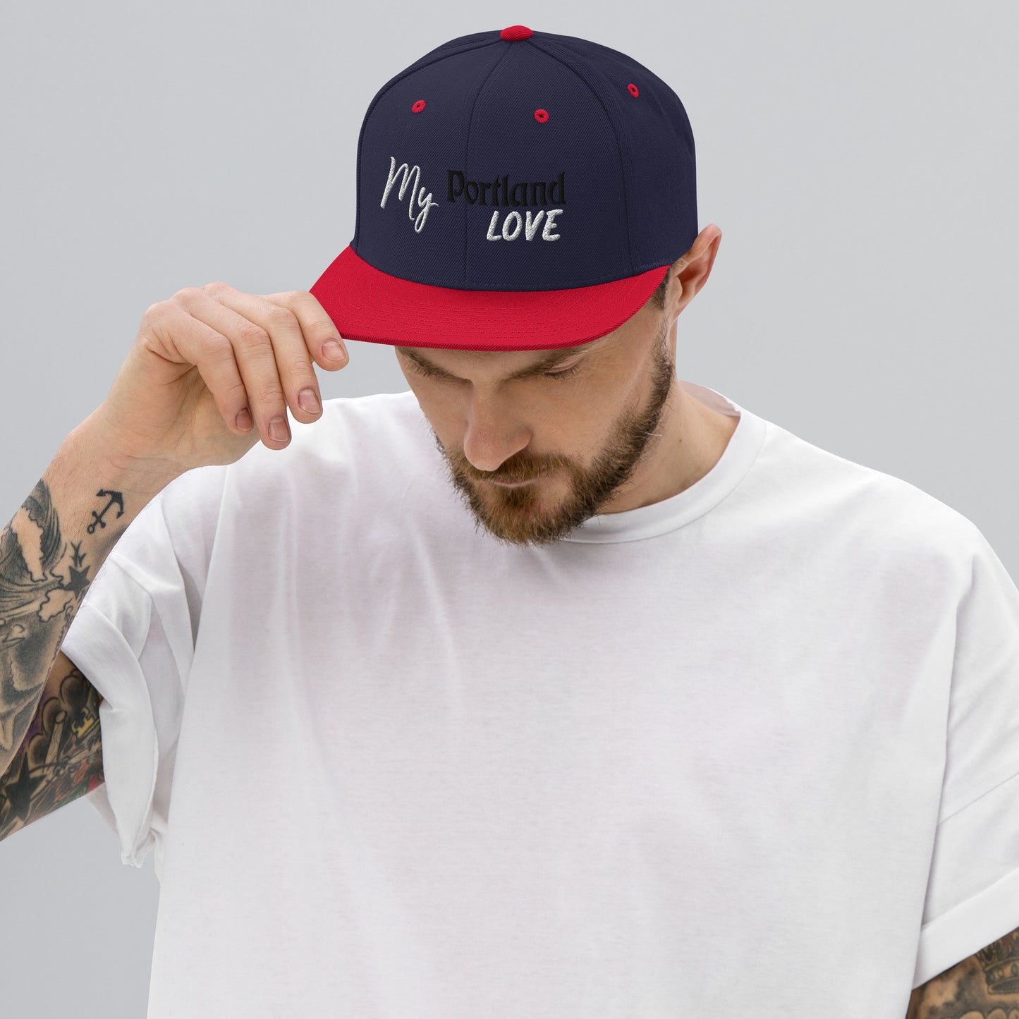 My Portland Love Snapback Hat image 15