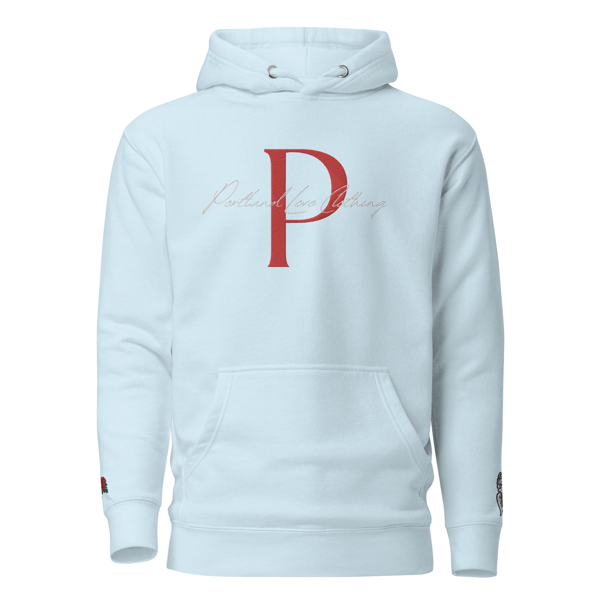 Portland Love "P" Embroidered Unisex Hoodie image 43