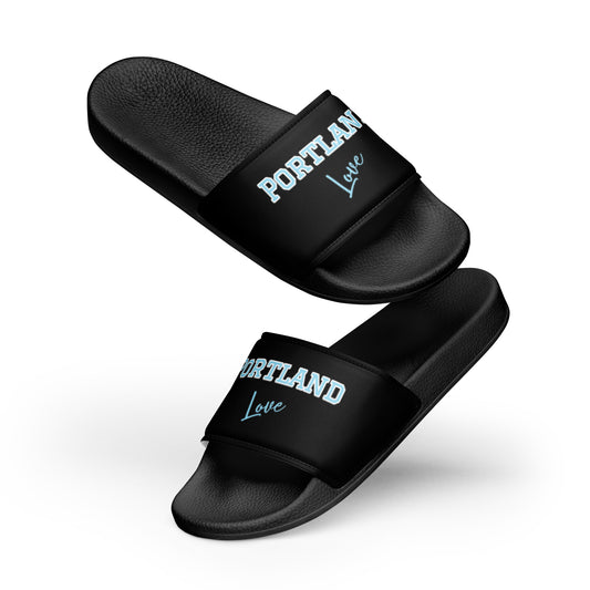 Block Style Columbia Blue Men’s Slides Inverted image 0