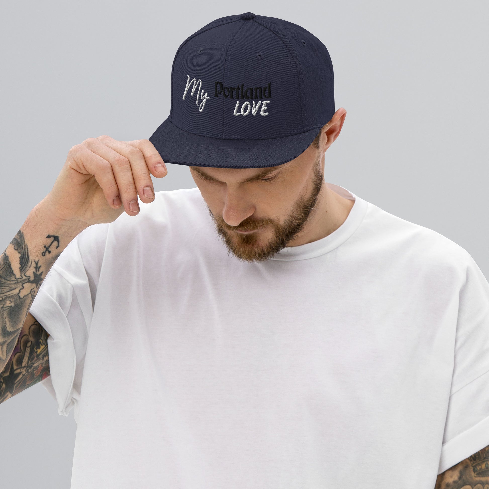 My Portland Love Snapback Hat image 14