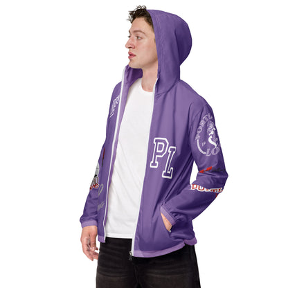 Portland Love Logos Purple Men’s Windbreaker image 4