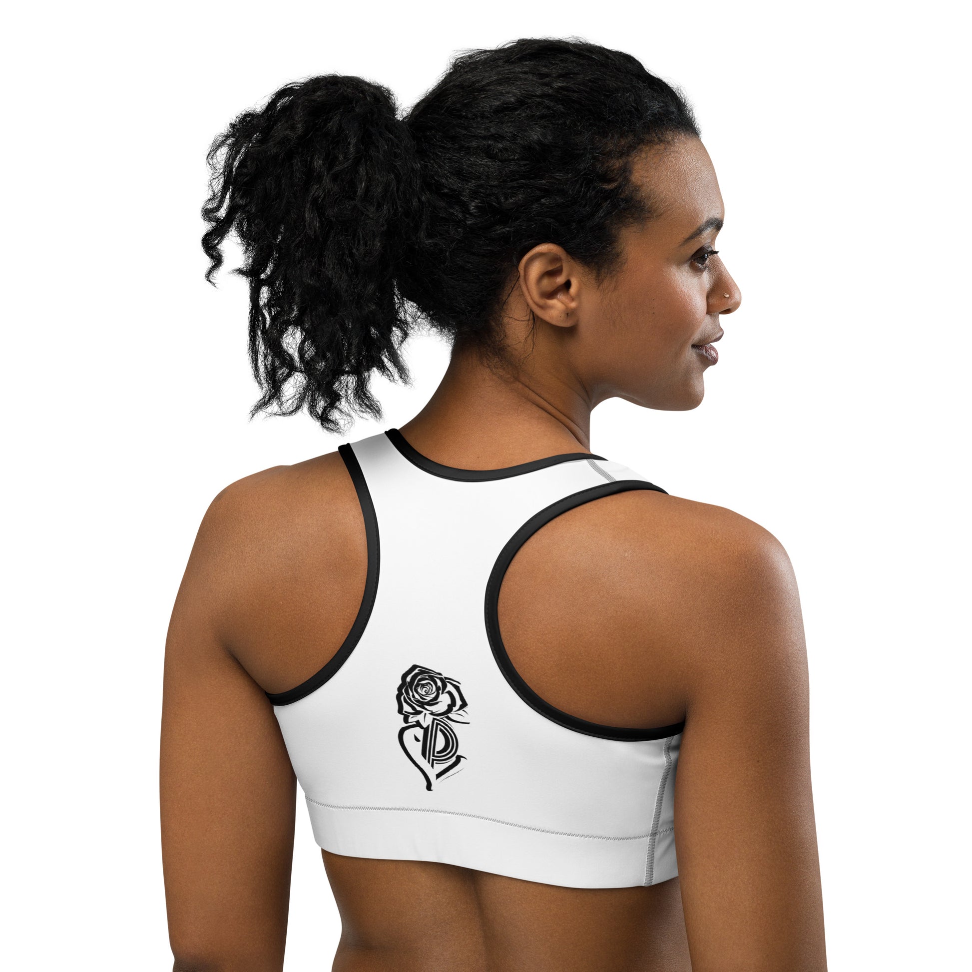Portland Love Gold Print Sports Bra image 9