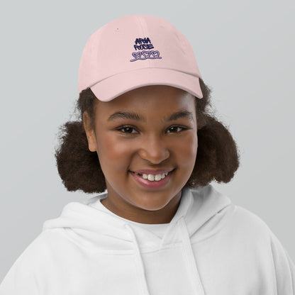 Aria Rose Purple Heart Youth Baseball Cap image 0