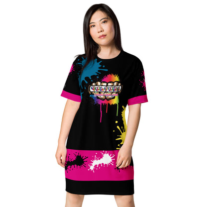 Culture Street Splash Design T-Shirt Dress image 2