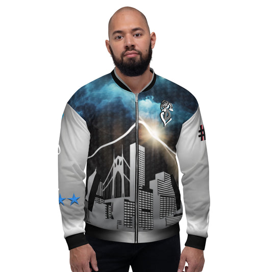 Limited Edition N.E.P. B-Boy Damon & Terrell Unisex Bomber Jacket image 0