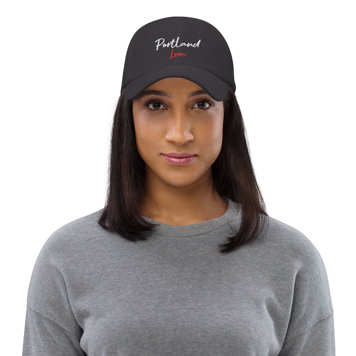 Portland Love Black Marble Dad Hat image 18