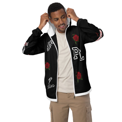 Portland Love Black Logo Men’s Windbreaker  image 12