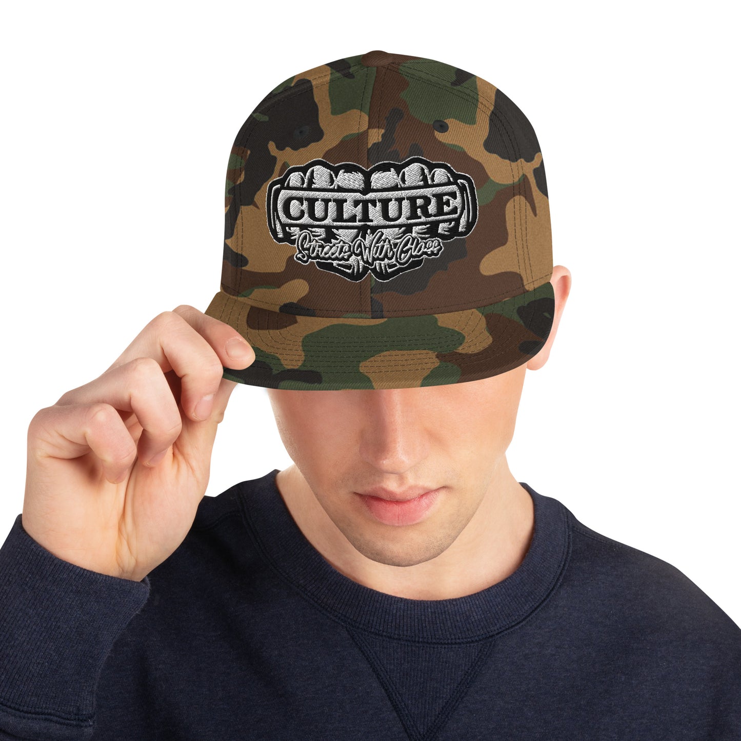 Culture Street Silver Snapback Hat image 40