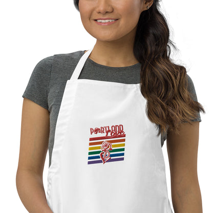 Portland Love Rainbow Embroidered Apron image 8