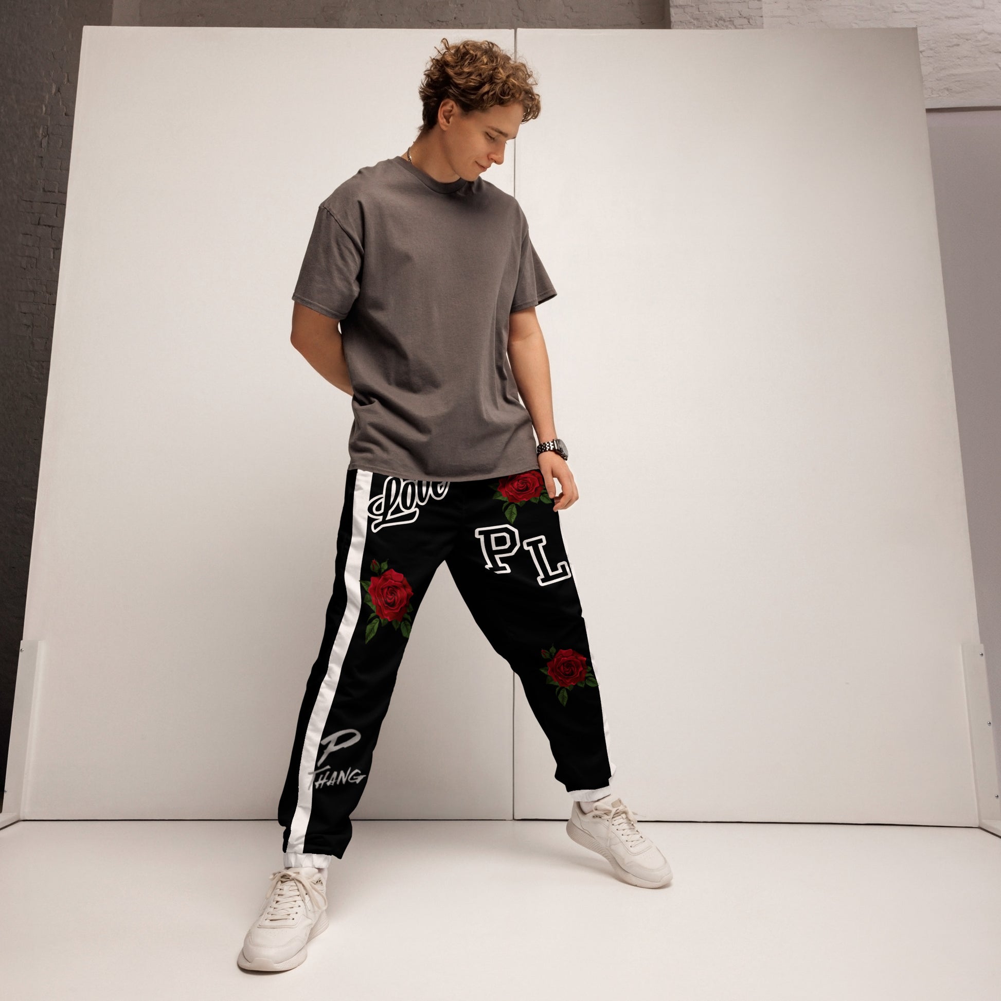 Portland Love Logos Black Unisex Track Pants image 3