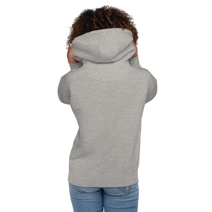 Block Style Royal/White Embroidered Unisex Hoodie image 38
