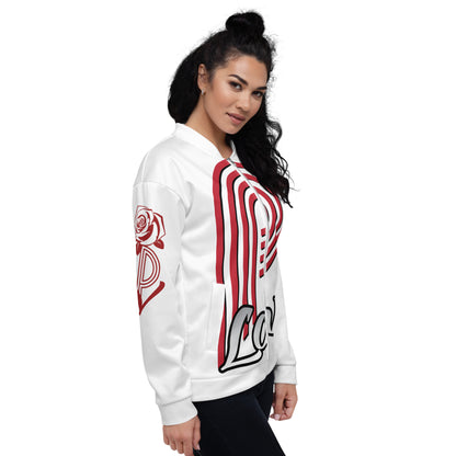 Big P-Love Unisex Bomber Jacket image 3