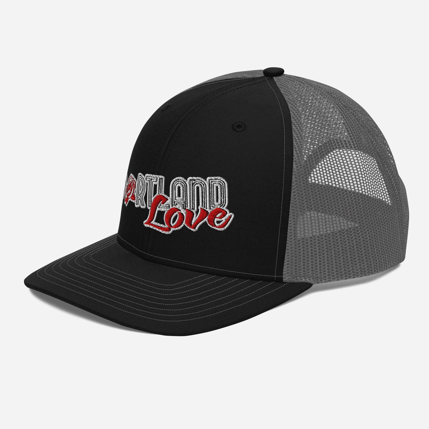 Original Portland Love 6 Panel Trucker Cap image 3