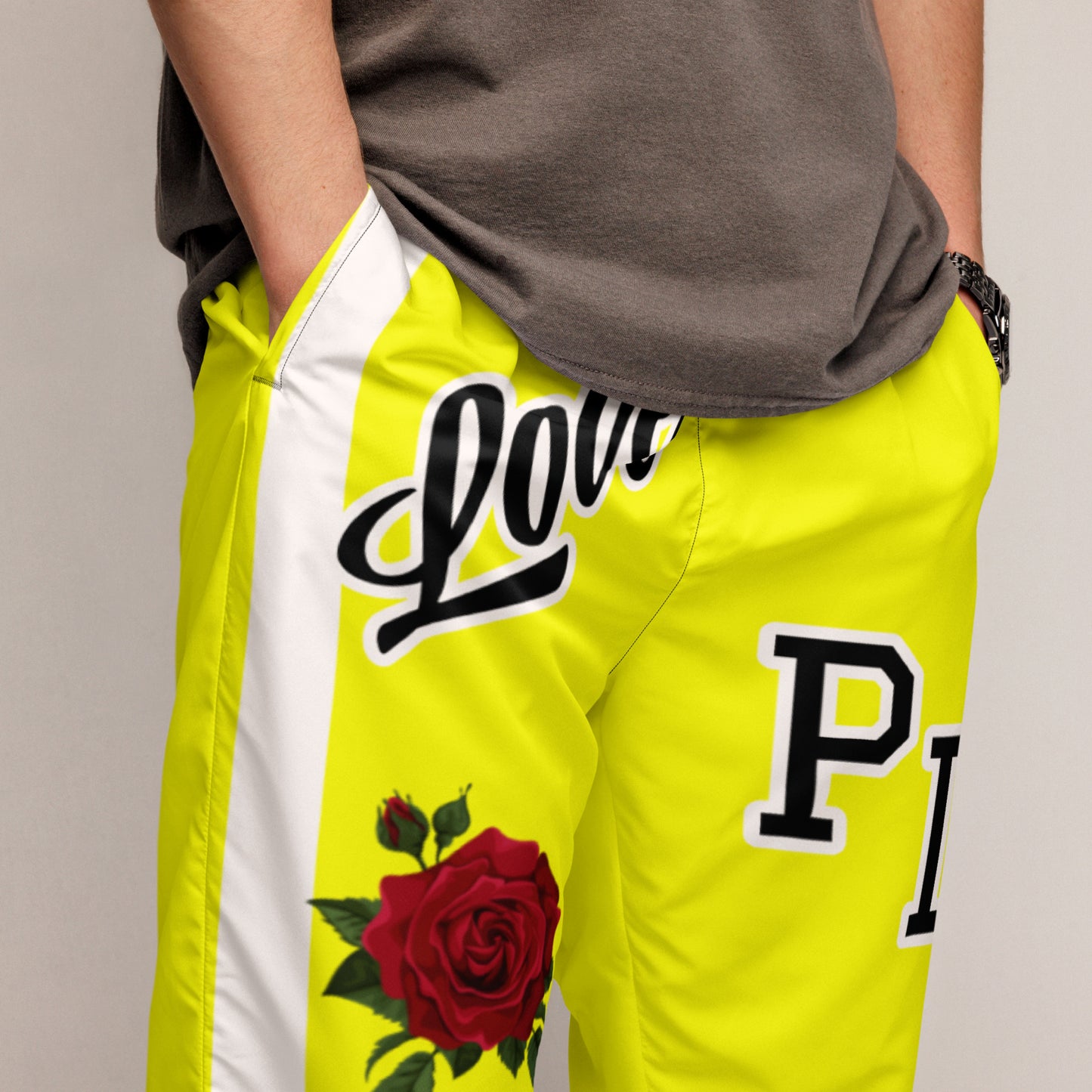 Portland Love Logos Canary Unisex Track Pants image 6