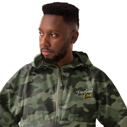 Portland Love (Yellow) Embroidered Champion Packable Jacket image 19
