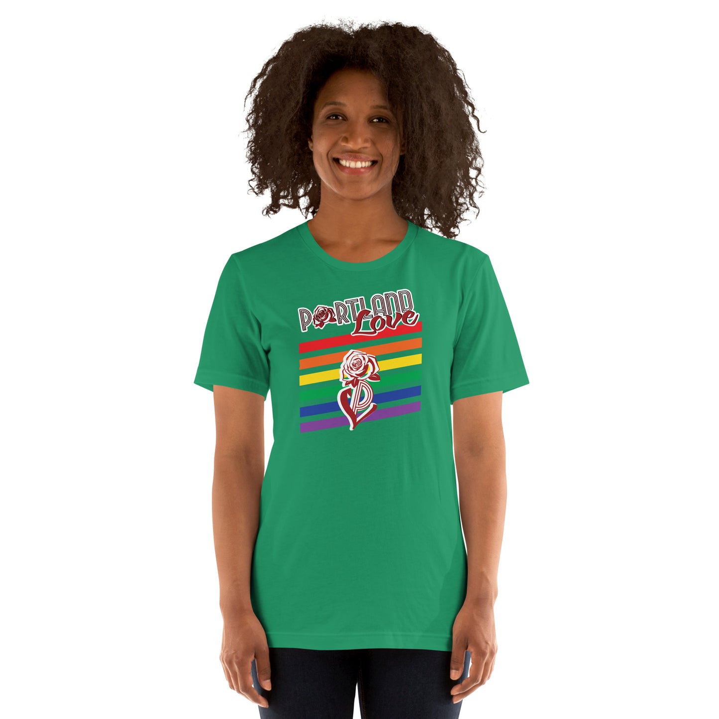 P-Love Rainbow Short-Sleeve Unisex T-Shirt image 9