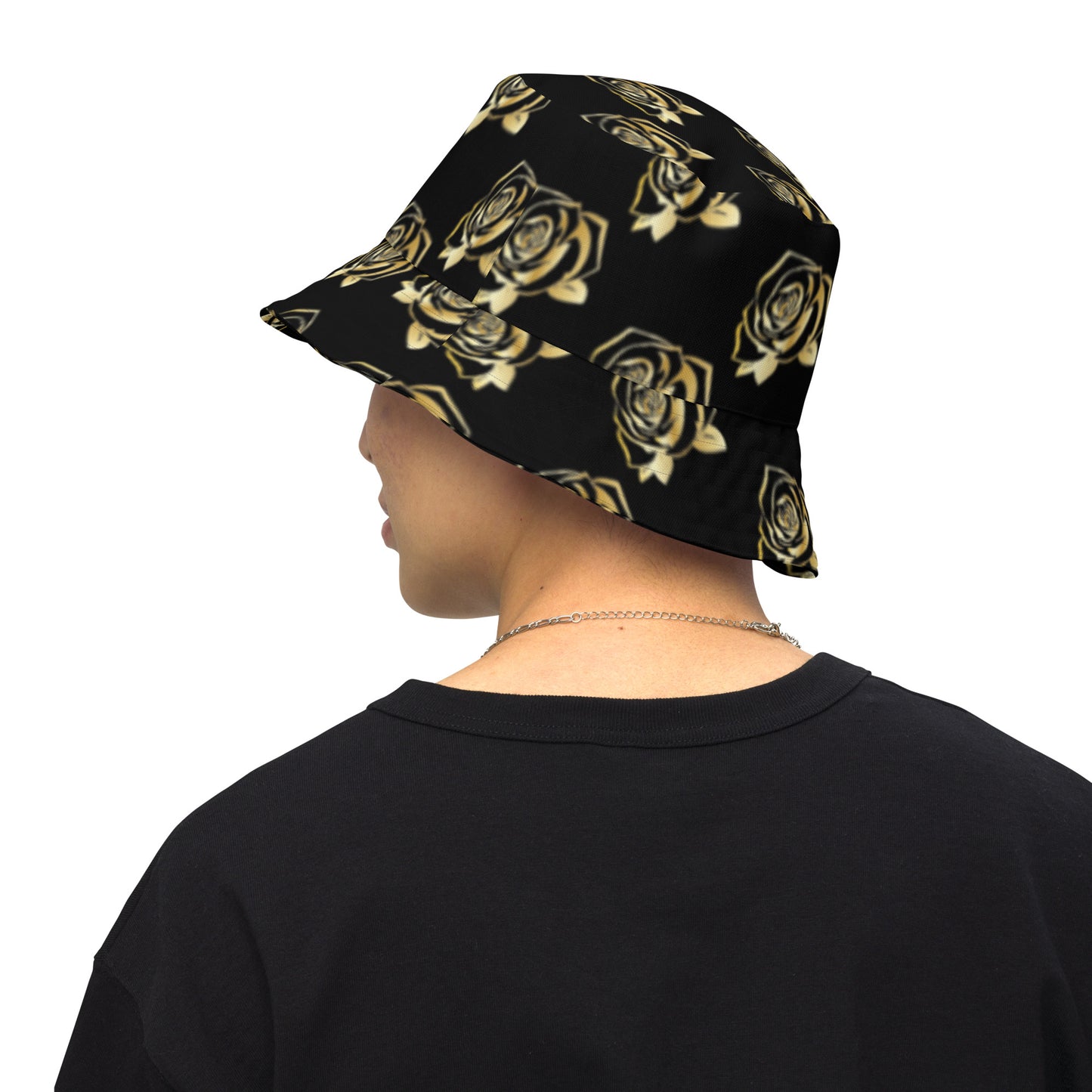 Gold Rose Reversible Bucket Hat image 2