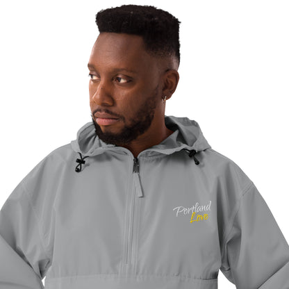 Portland Love (Yellow) Embroidered Champion Packable Jacket image 21