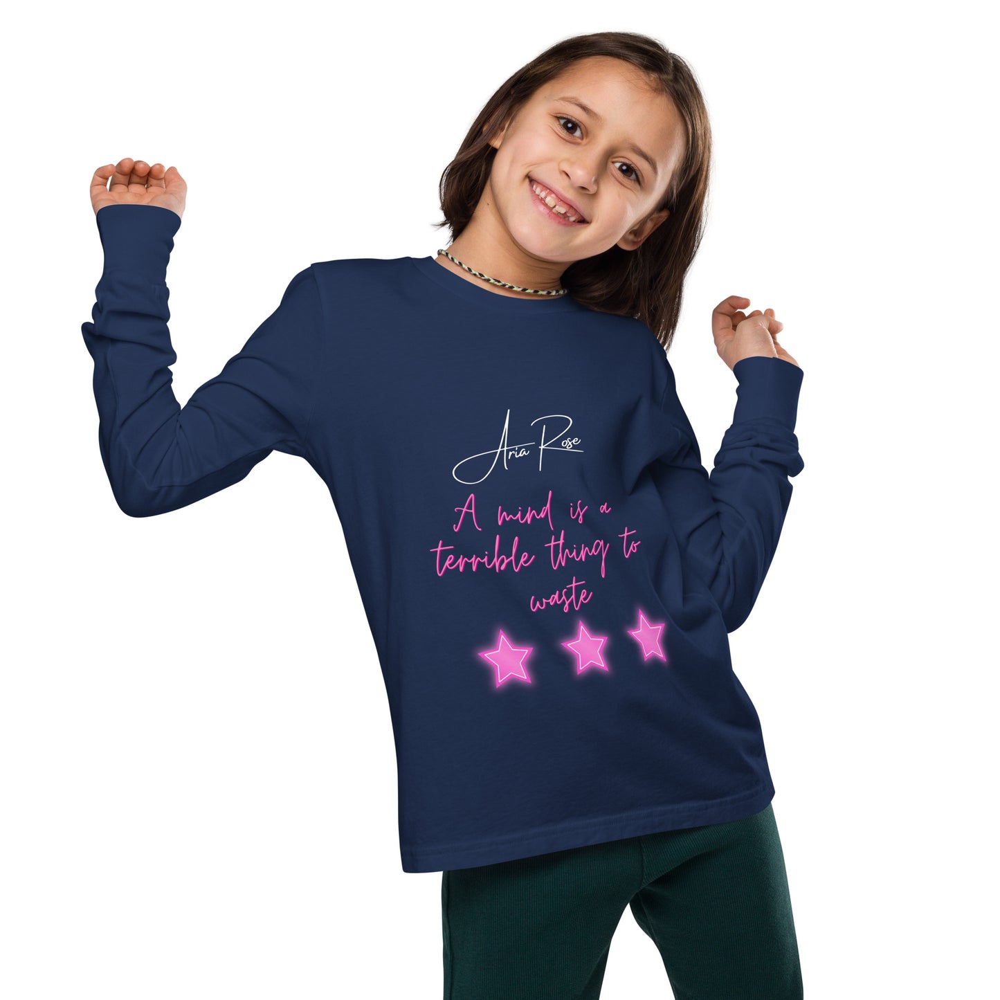 Aria Rose Pretty Youth Long Sleeve Tee image 4