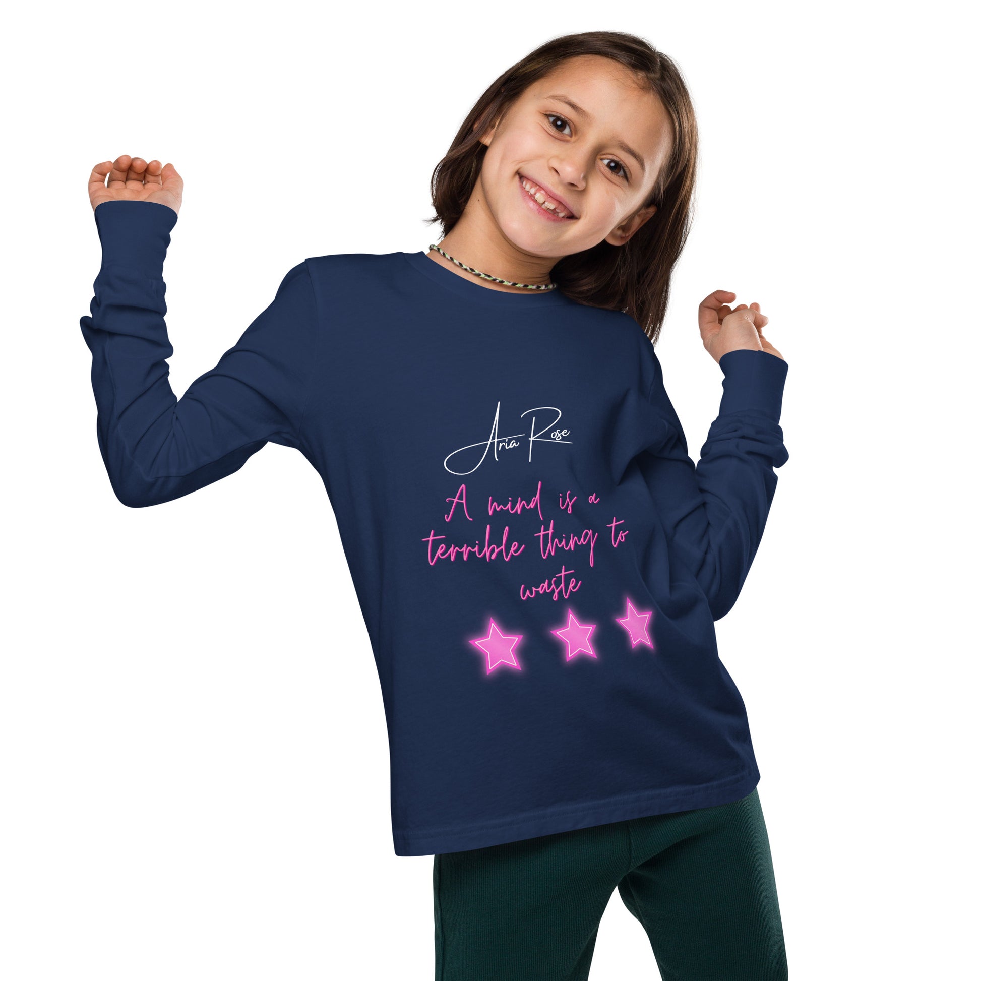 Aria Rose Pretty Youth Long Sleeve Tee image 4