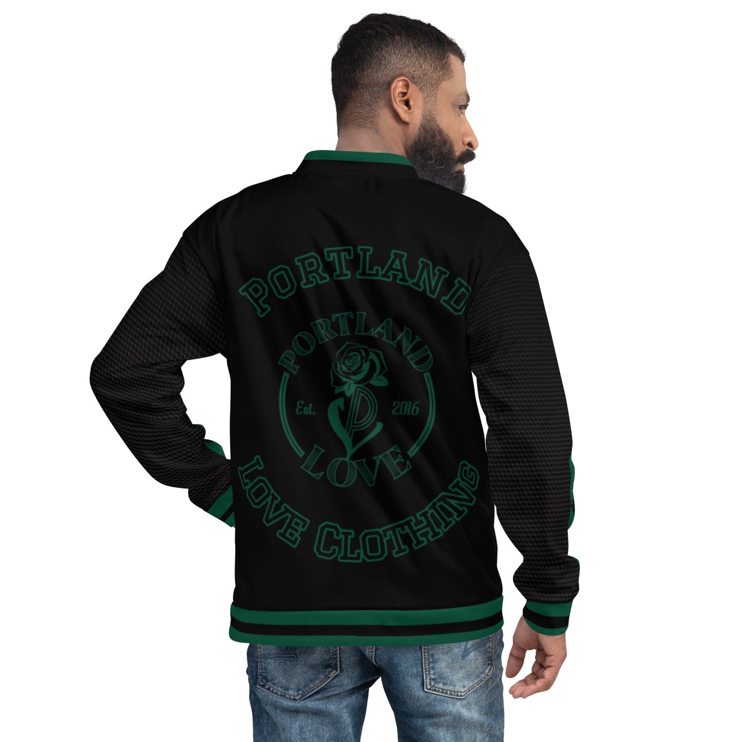 Oregon Green Unisex Bomber Jacket image 1