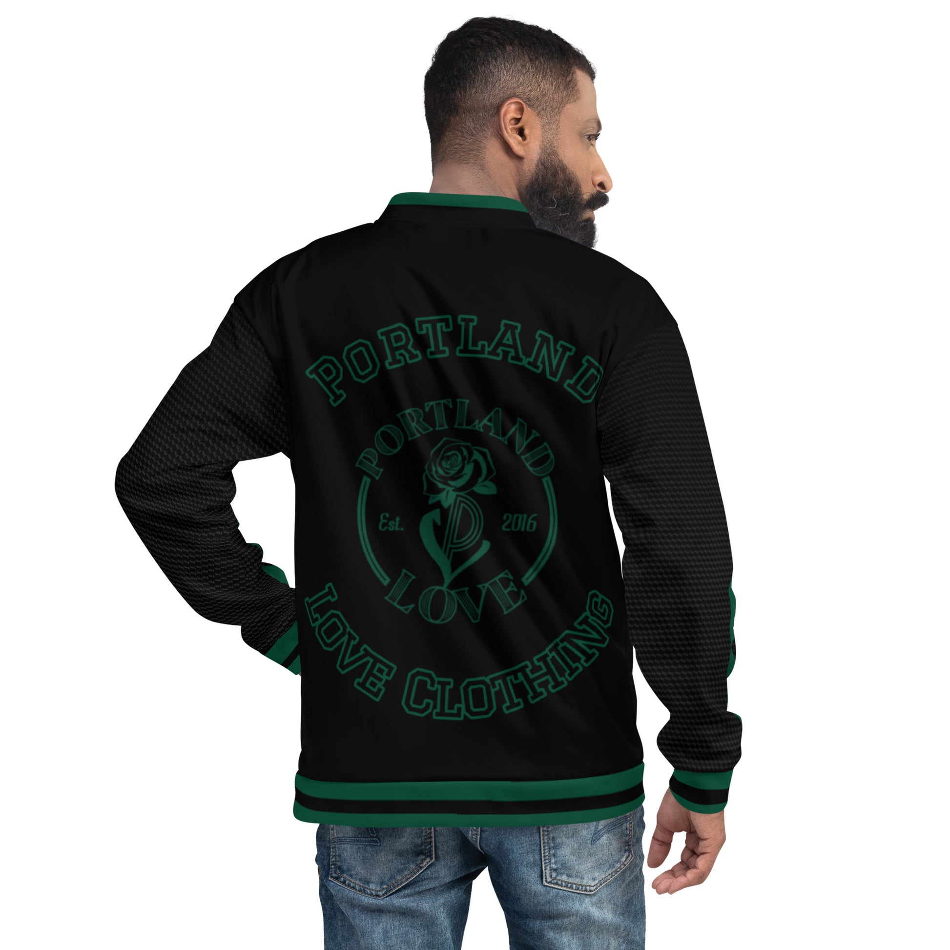 Oregon Green Unisex Bomber Jacket image 1