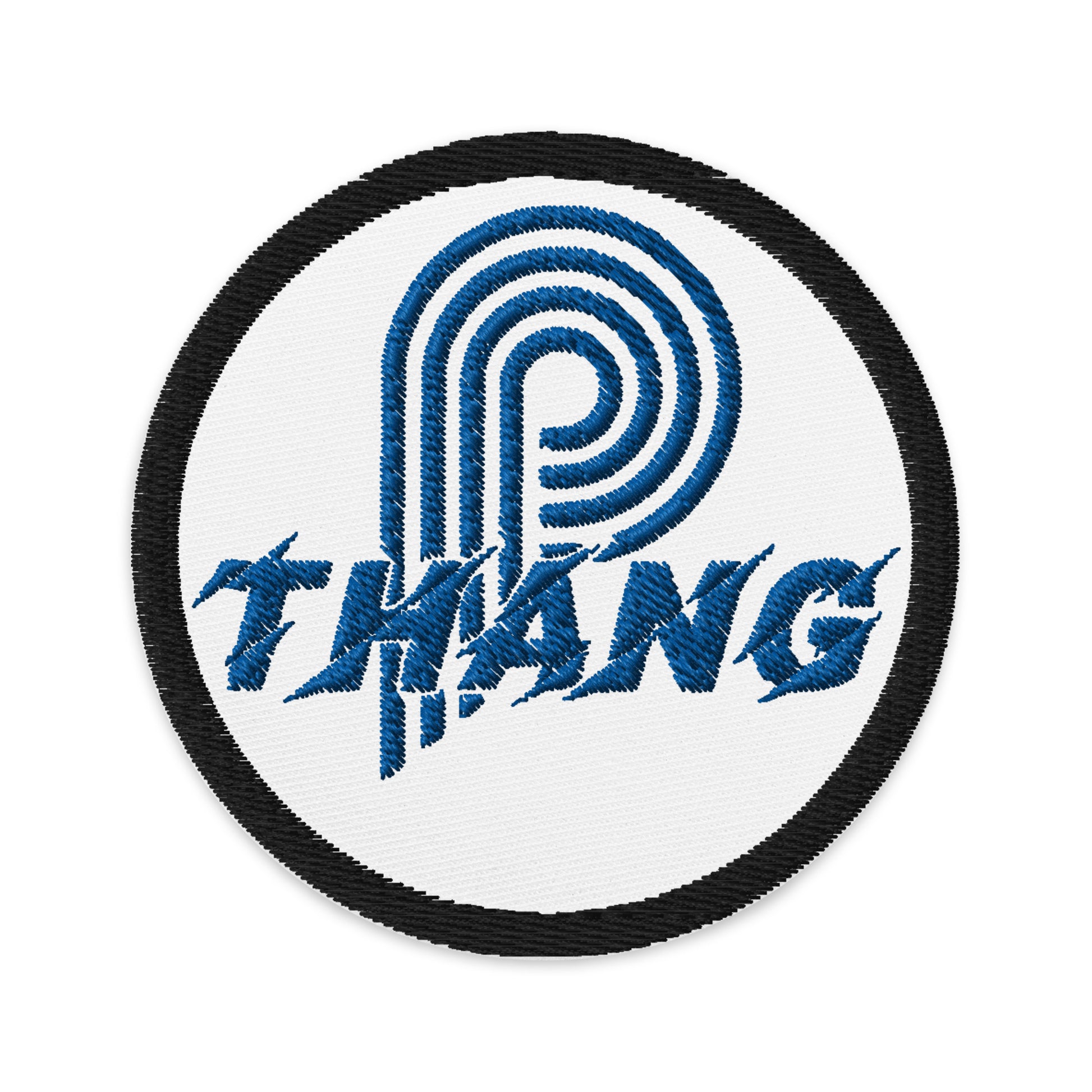 P-Thang Royal Embroidered Black Patch image 1