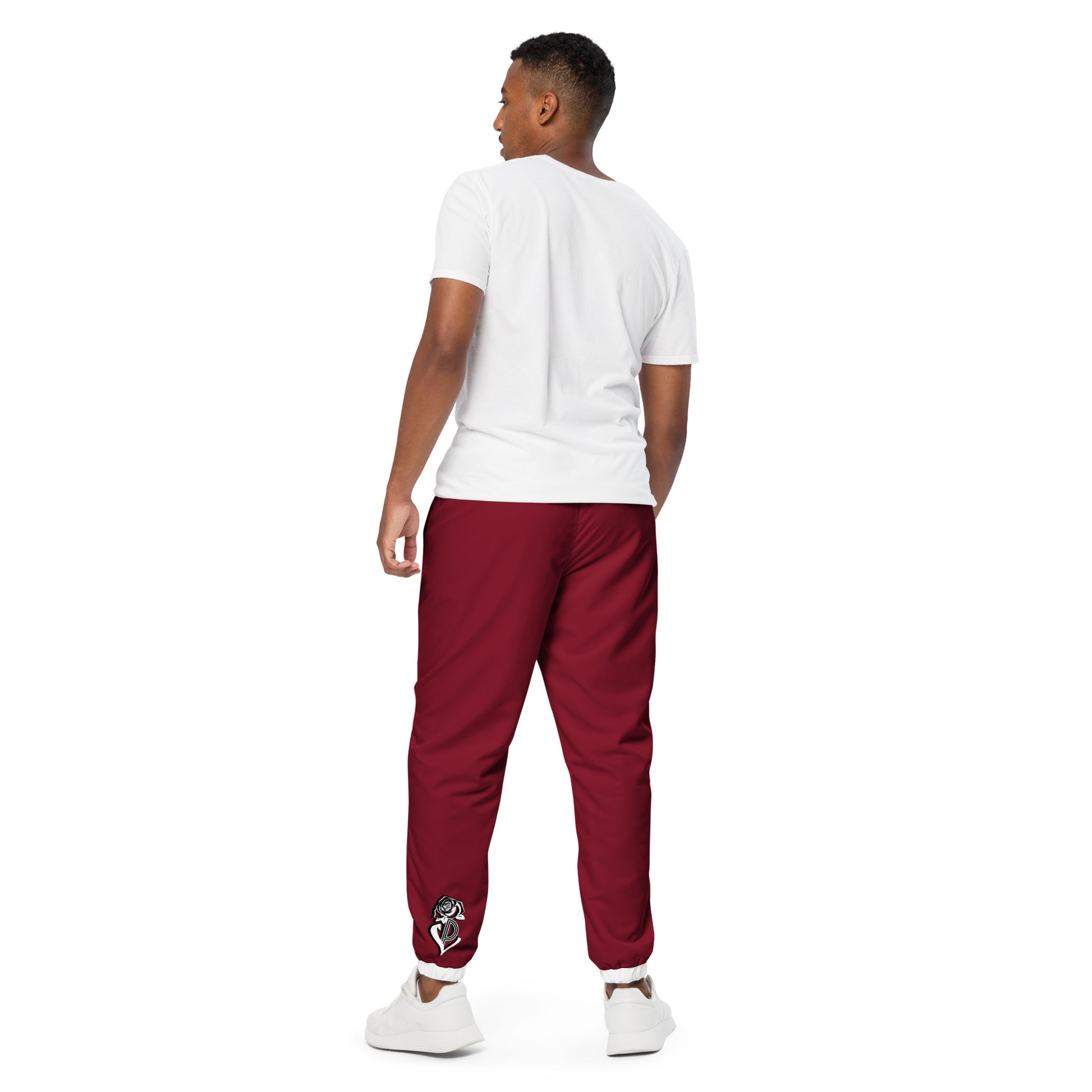 Portland Love Burgundy Logos Unisex Track Pants image 2