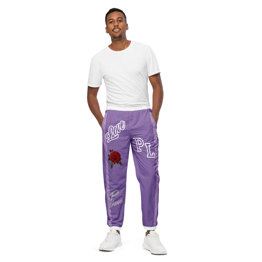 Portland Love Logos Purple Unisex Track Pants image 0
