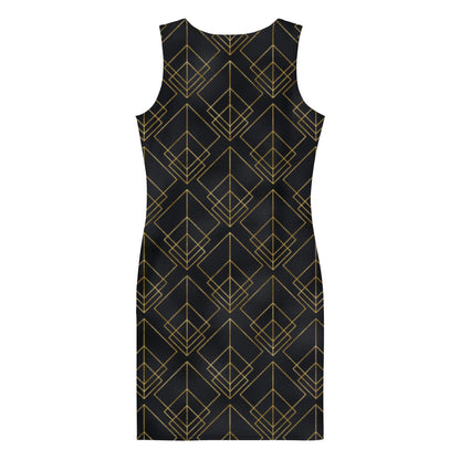Portland Love Gold Diamond Sublimation Cut & Sew Dress image 5