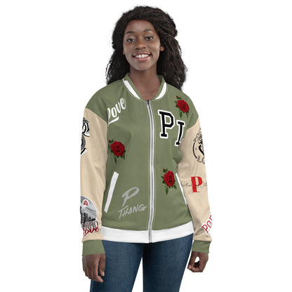 Portland Love Logo City Love Bomber Jacket image 3