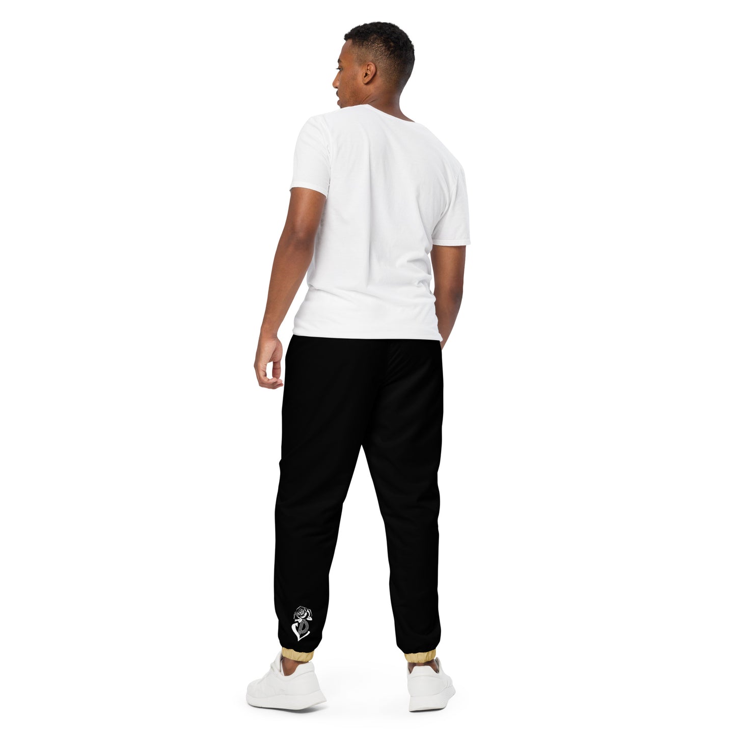 Black and Gold Portland Love Logos Unisex Track Pants image 2