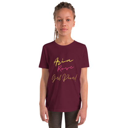 Aria Rose Power Youth Short Sleeve T-Shirt image 5