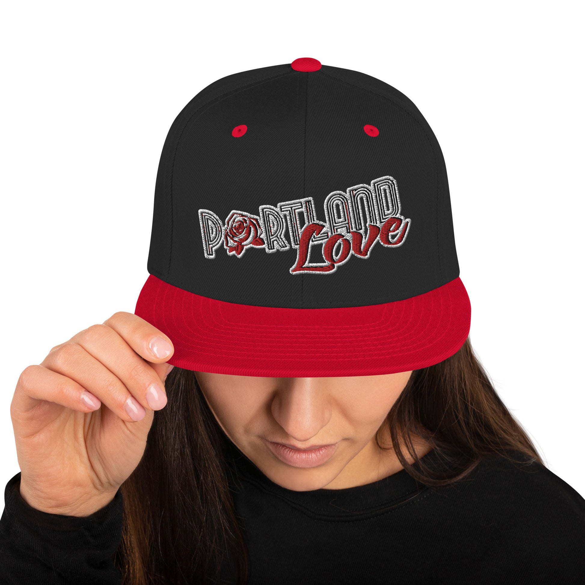 Portland Love Original Embroidered Classic Snapback Hat image 15