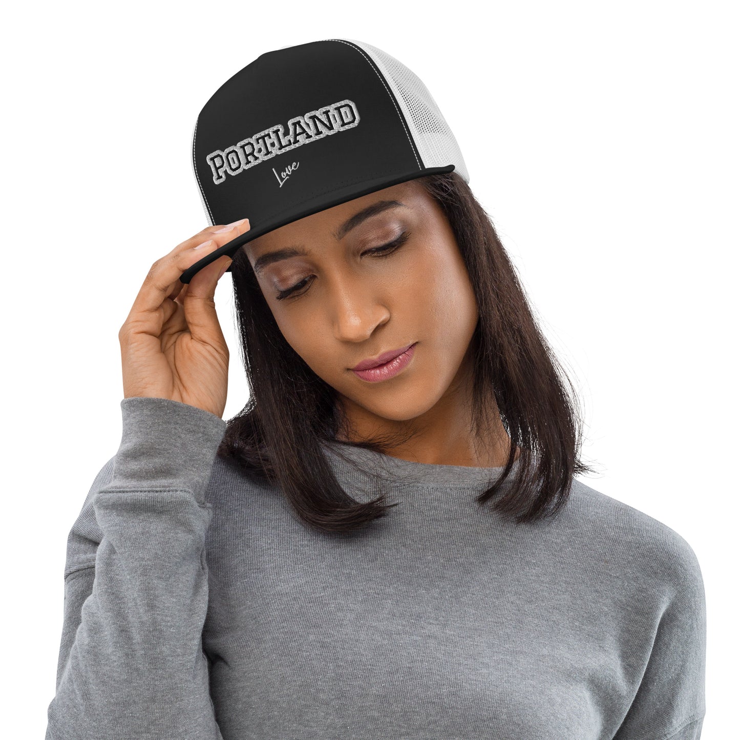 Block Style Trucker Cap image 4