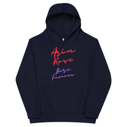 Aria Rose Born Famous Kids Fleece Hoodie image 2