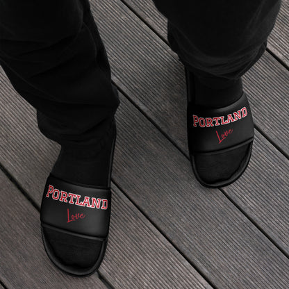 Block Style Red Men’s Slides Inverted image 2