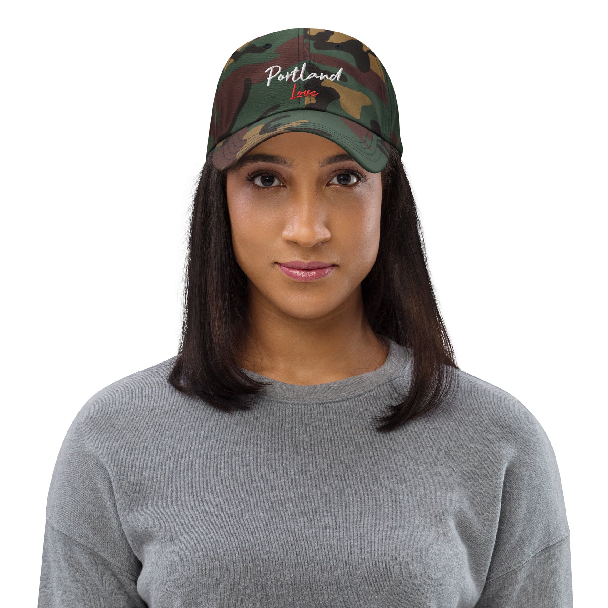Portland Love Black Marble Dad Hat image 21