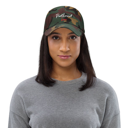 Portland Love Black Marble Dad Hat image 21
