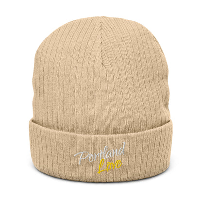 Portland Love (Yellow) Ribbed Knit Beanie image 12